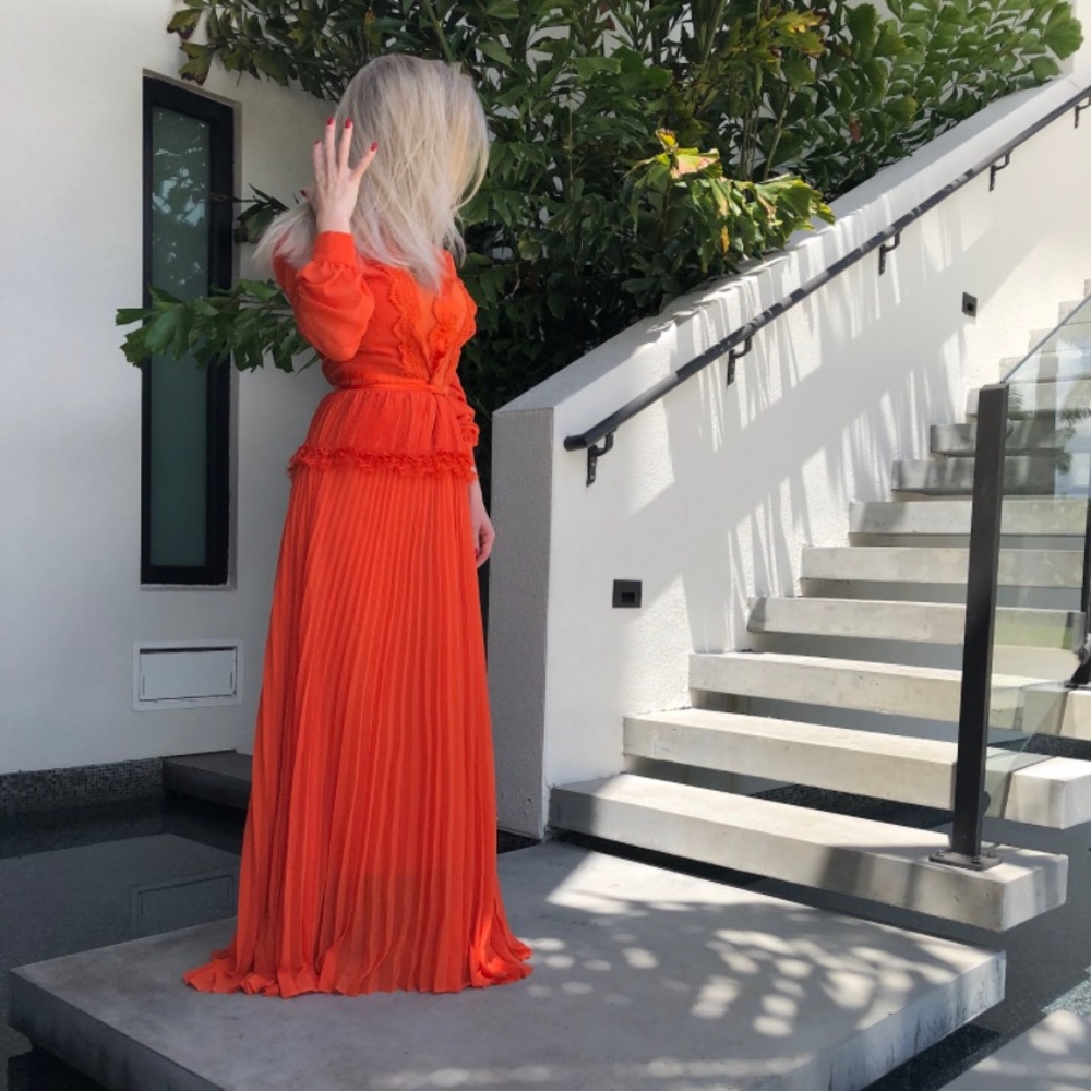 NWT A-line dress in 🍊